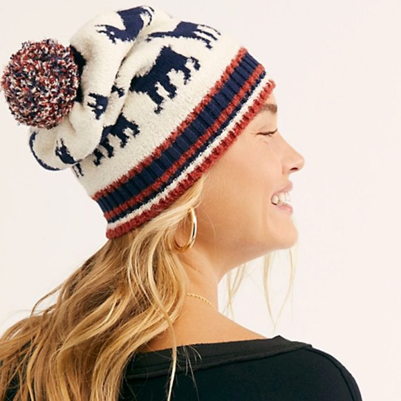 New free people women's alpaca beanie knitted hat